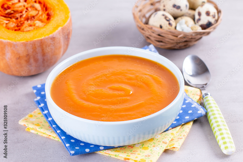 Pumpkin baby soup puree Pumpkin baby soup puree