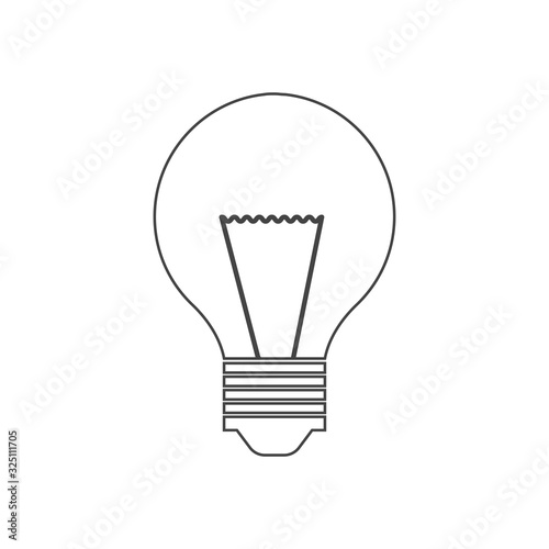 Light bulb line icon