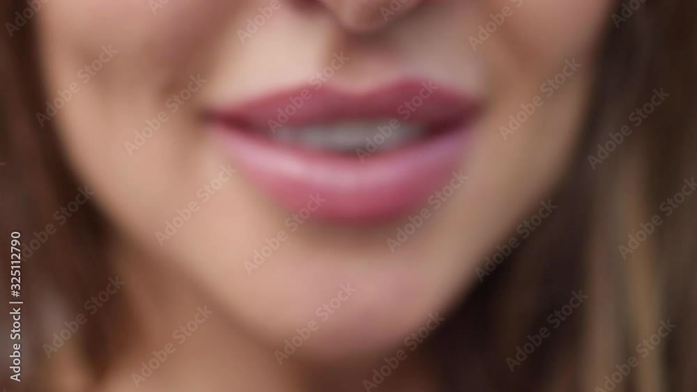 pink lips with variable focus pink lips with variable focus