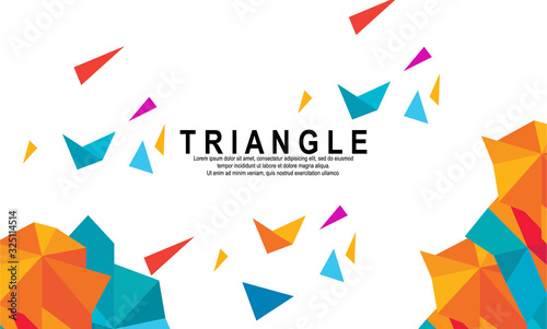 Triangle Background Elegant Eps 10