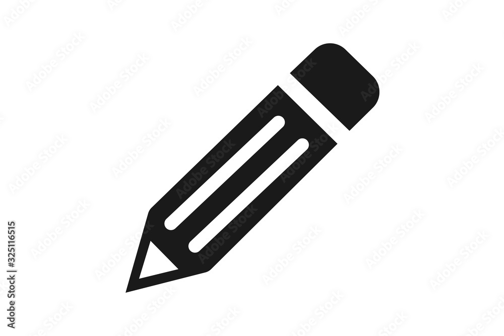 Pencil icon, pen icon vector illustration