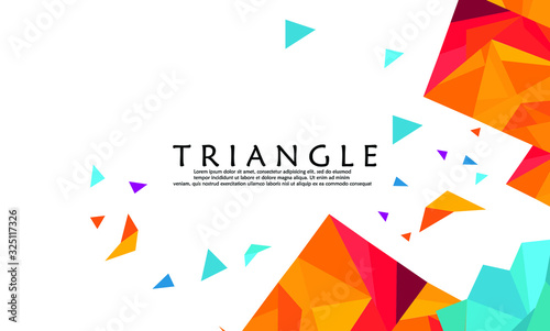 Triangle Background Elegant © Devstock