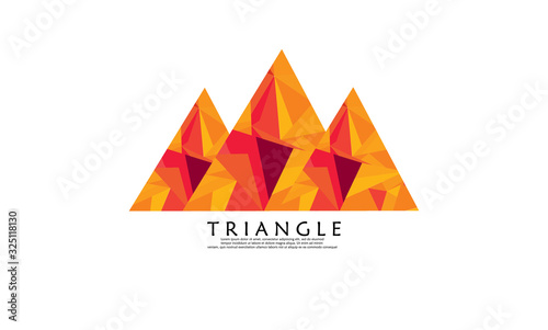 Triangle Background Elegant 
