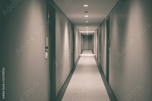 Corridor in a condominium