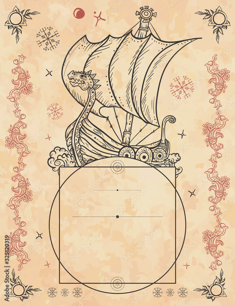 Фотография Vikings background