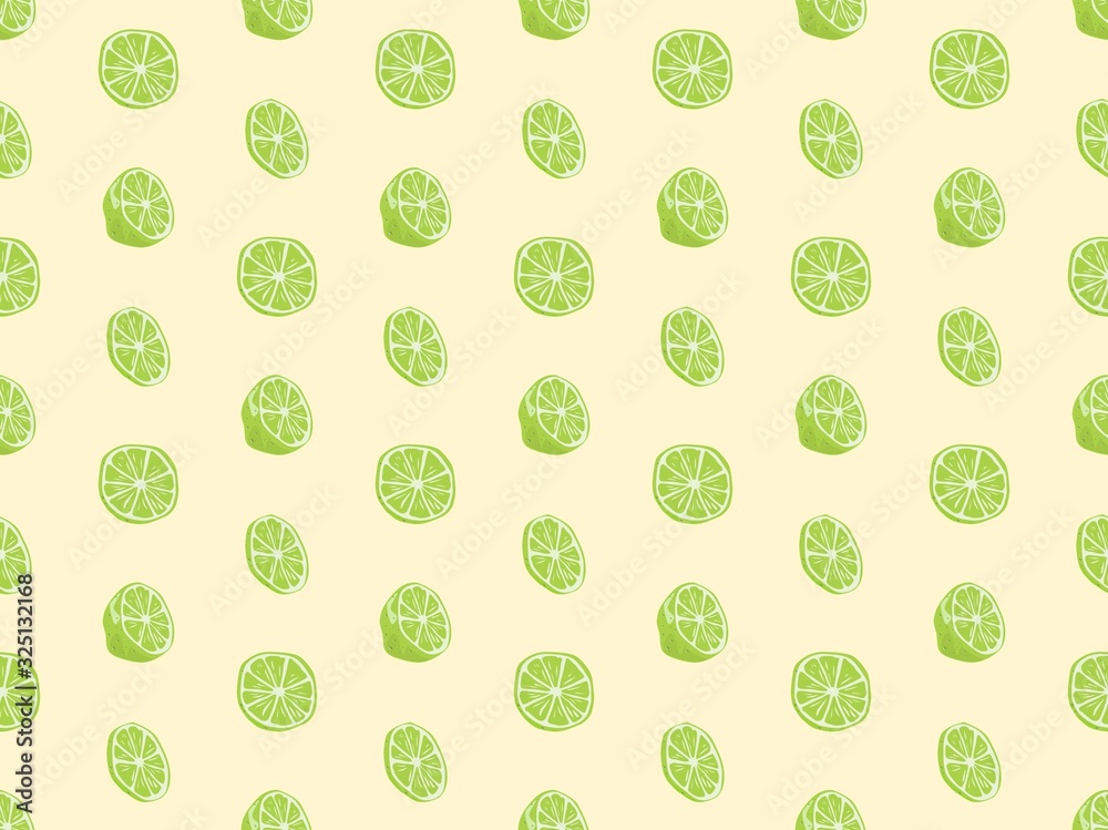Seamless bright spring pattern with leaf and design. Seamless bright spring pattern with leaf and design.