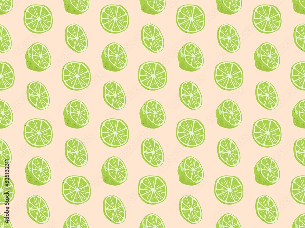 organic and lemon on a seamless spring pattern. organic and lemon on a seamless spring pattern.