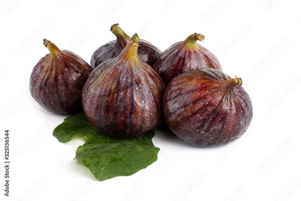 Fototapeta premium Figs and leaf