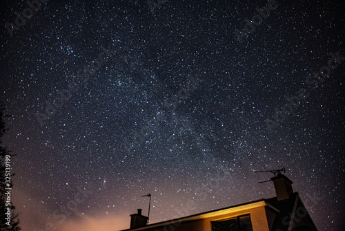 Sky full of stars on the Causeway Coast, Northern Ireland