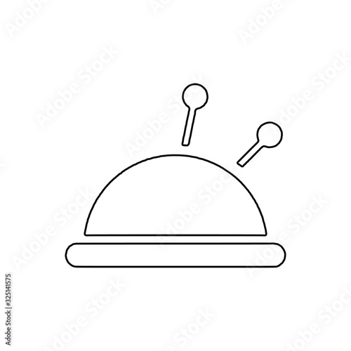pincushion outline Vector icon