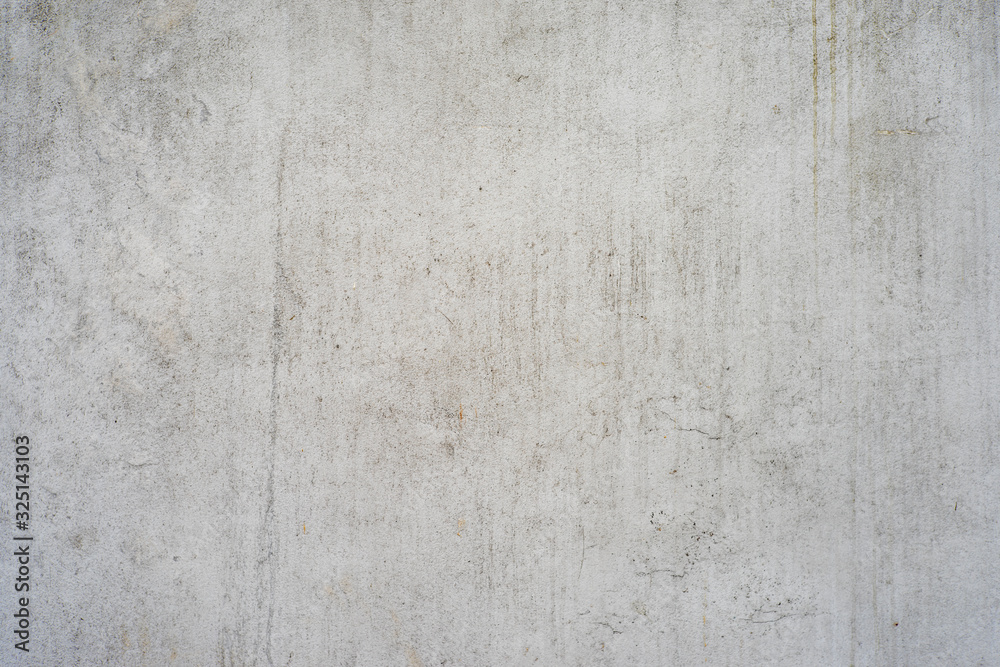 Texture of old gray concrete wall for background