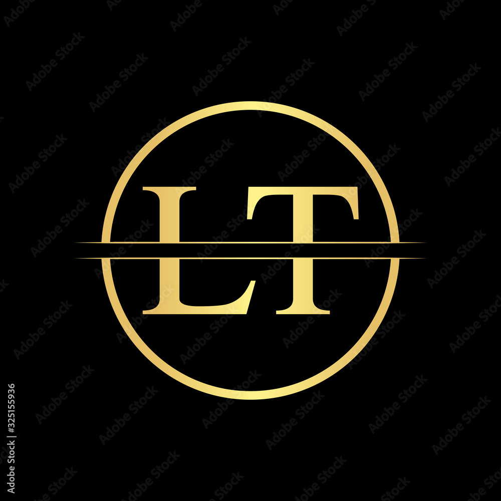 Initial LT letter Logo Design vector Template. Abstract Letter LT logo Design Initial LT letter Logo Design vector Template. Abstract Letter LT logo Design