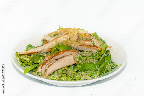 Chicken salad. Healthy food.