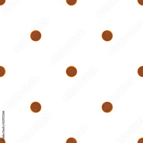 Illustration on theme big set identical biscuit, kit colorful pastry cookie