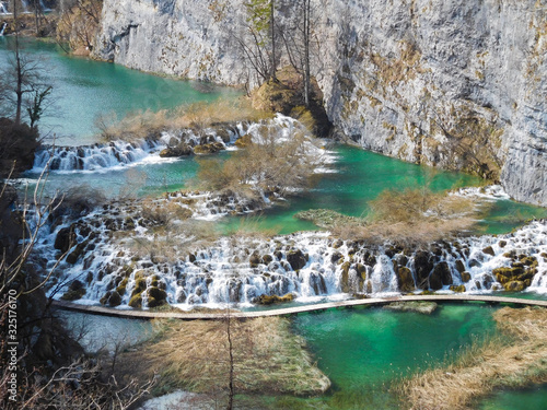 Plitvice Lakes National Park, in early spring, Croatia.