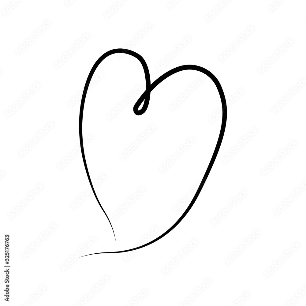 outline hand drawn heart icon.Vector heart collection. Illustration for your graphic design. outline hand drawn heart icon.Vector heart collection. Illustration for your graphic design.