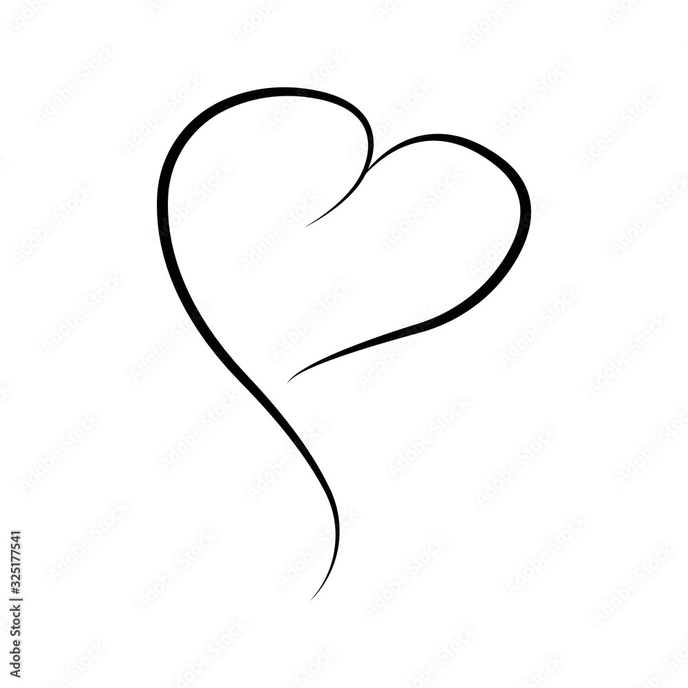 outline hand drawn heart icon.Vector heart collection. Illustration for your graphic design. outline hand drawn heart icon.Vector heart collection. Illustration for your graphic design.