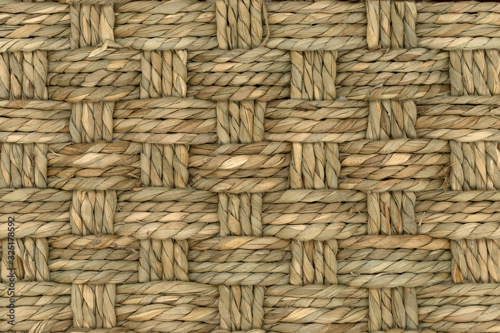 natural woven seagrass basket fibers close up texture with brightlight natural woven seagrass basket fibers close up texture with brightlight
