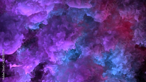 Abstract smoke background. Stormy clouds in a nebula.