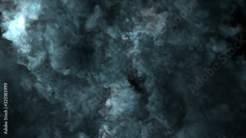 Abstract smoke background. Stormy clouds in a nebula. © KanaStudio