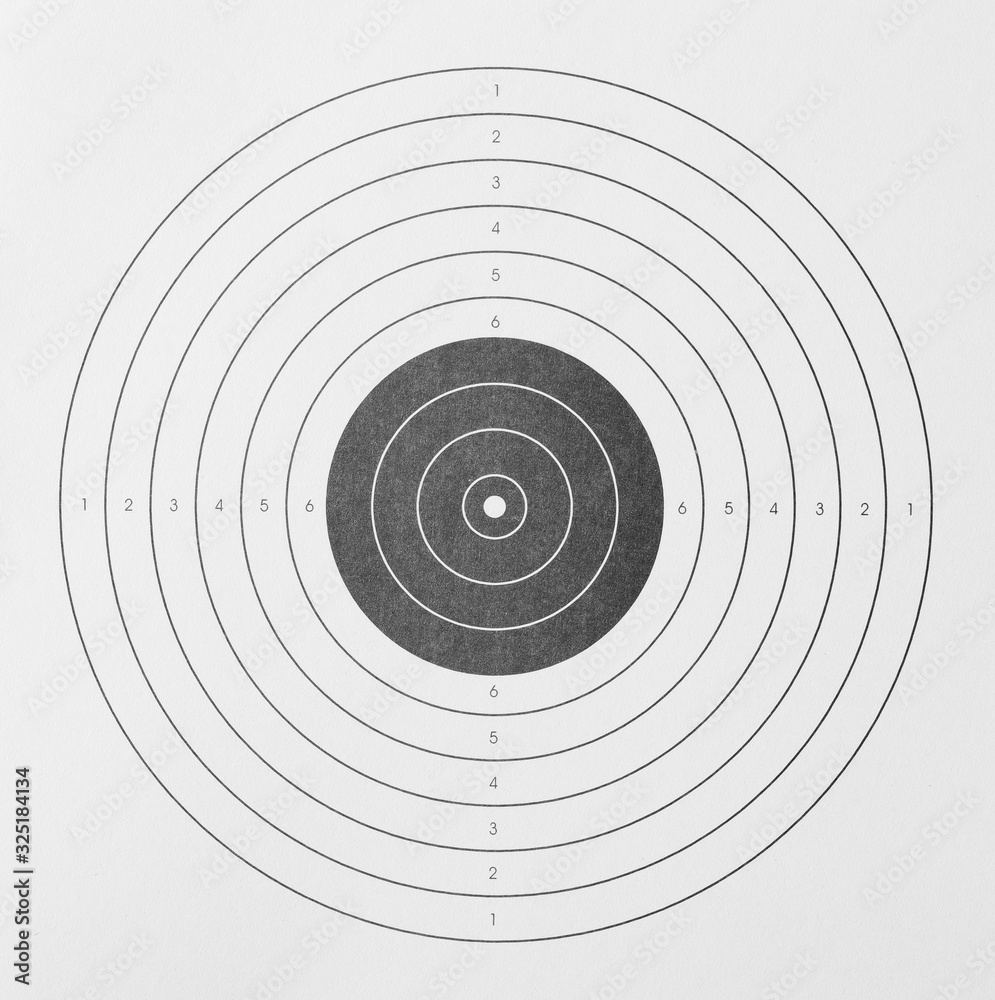 Single paper target background and texture Stock Photo Adobe Stock