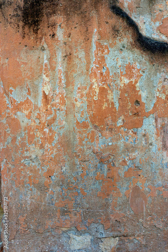 Image of a red grey cement wall
