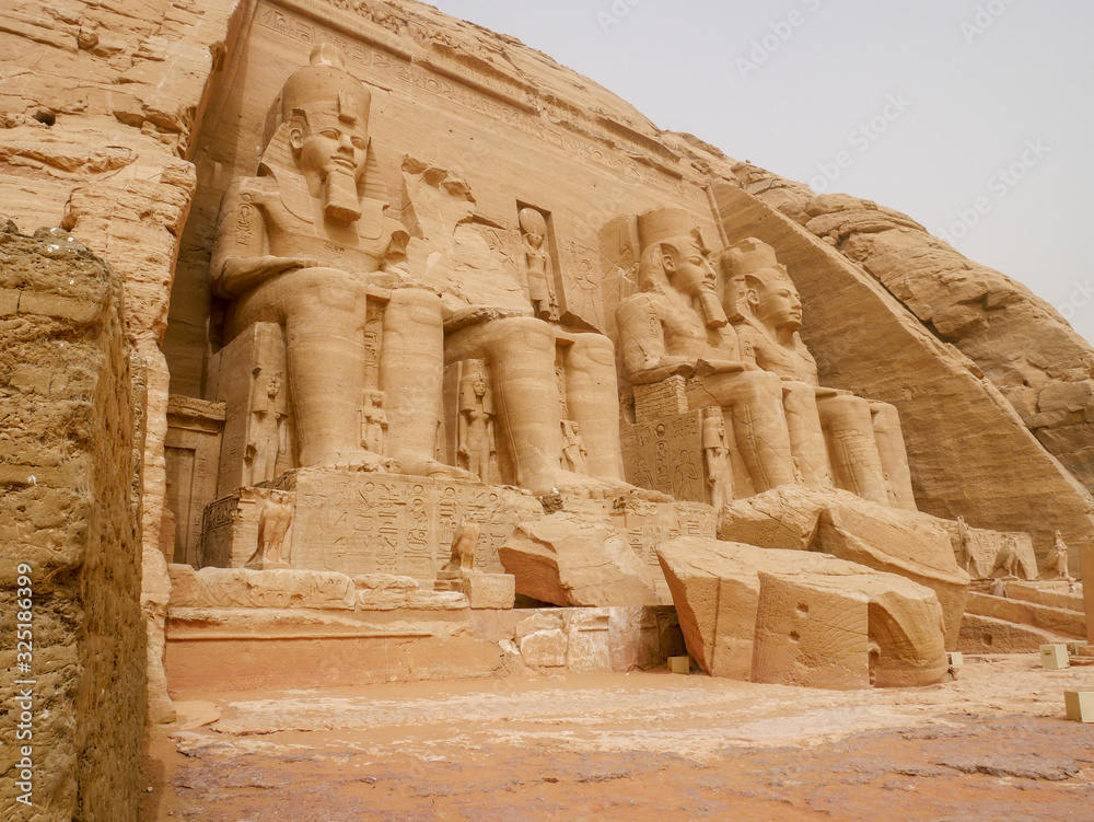 Temple of Ramses II in Abu Simbel, Aswan, Egypt