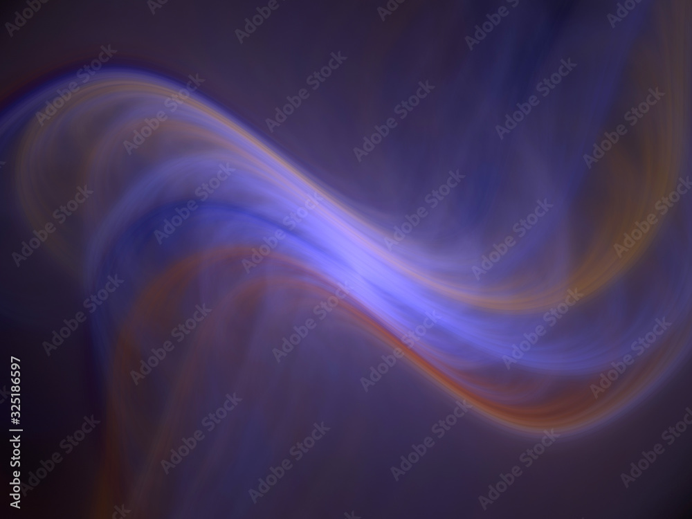 Abstract Colored Illustration - Soft Iridescent Colorful Cloud of Brilliant Energy, Glowing Plasma. Smoke, Energy Discharge, Digital Flames, Artistic Design. Minimal Soft Background Image