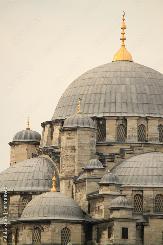 Mosque dome close-up, in Istanbul