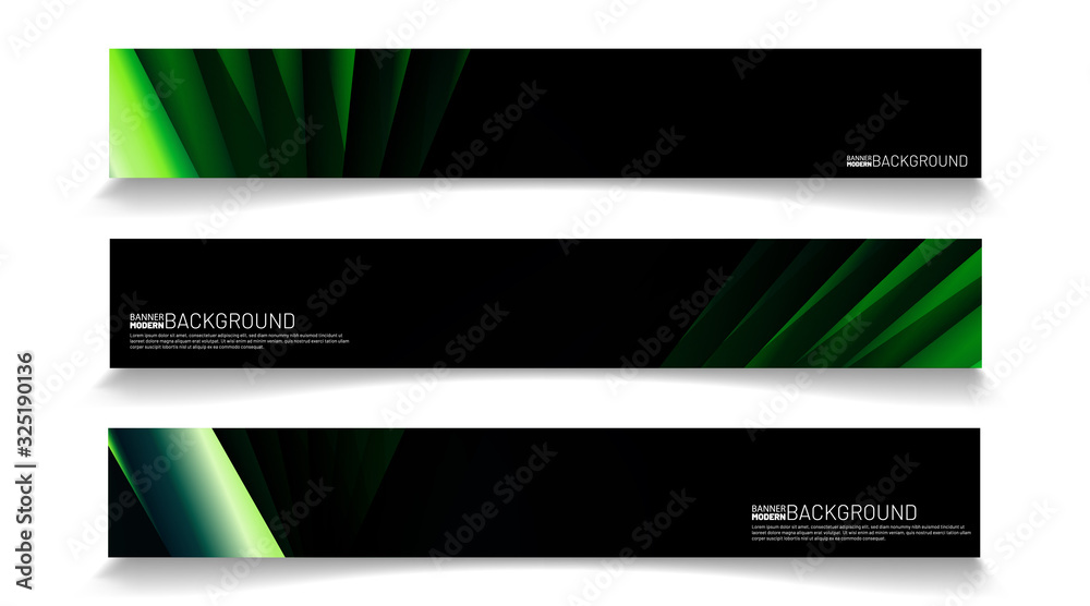 Modern web banner background. abstract vector template design Modern web banner background. abstract vector template design