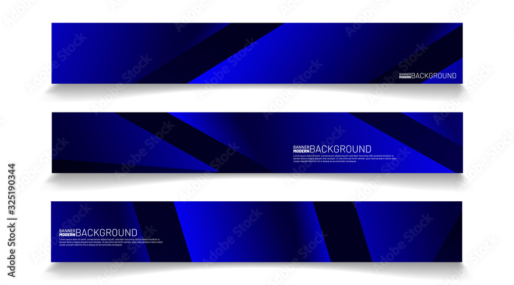 Modern web banner background. abstract vector template design Modern web banner background. abstract vector template design