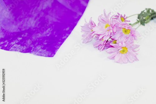 Mothers Day Violet Bunch With Tissue