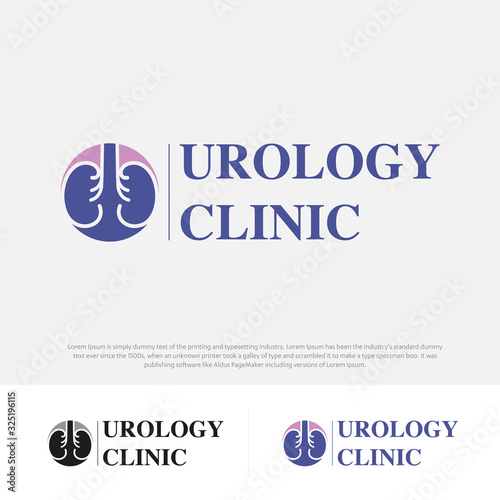Kidney Urology Care logo designs vector Human Kidneys Nephrology Icon Medical Hospital Clinic Symbol 