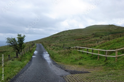 Road to the Summit of Slieve Gallion, Northern Ireland