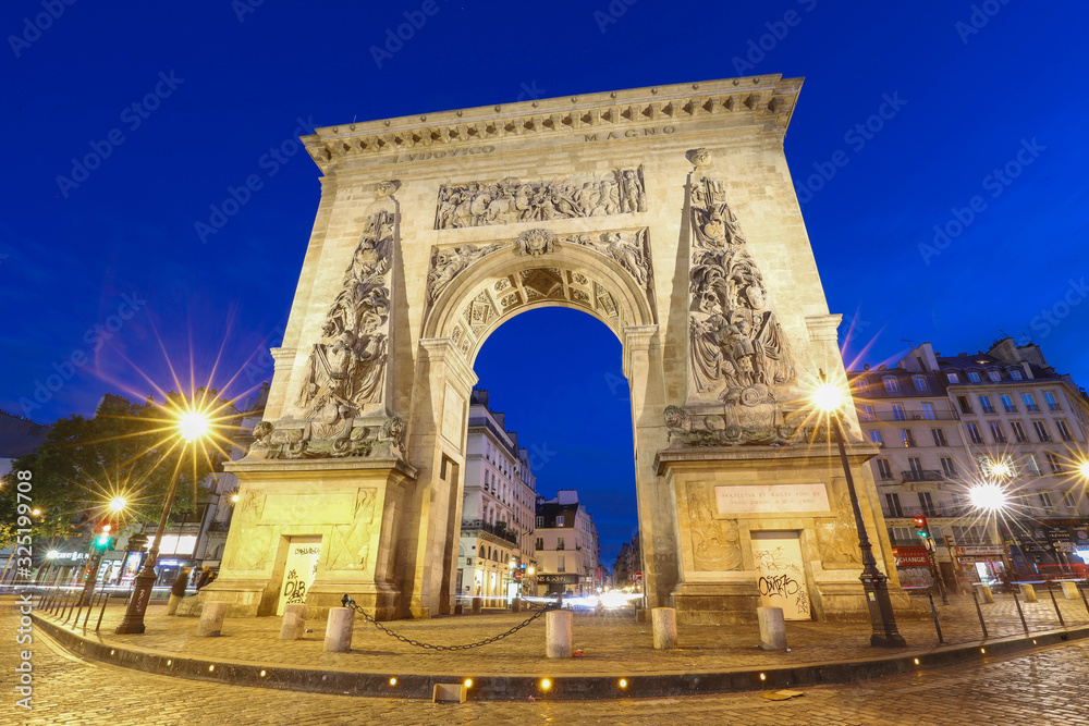 Porte Saint-Denis is a Parisian monument located in the 10th arrondissement of Paris, France.