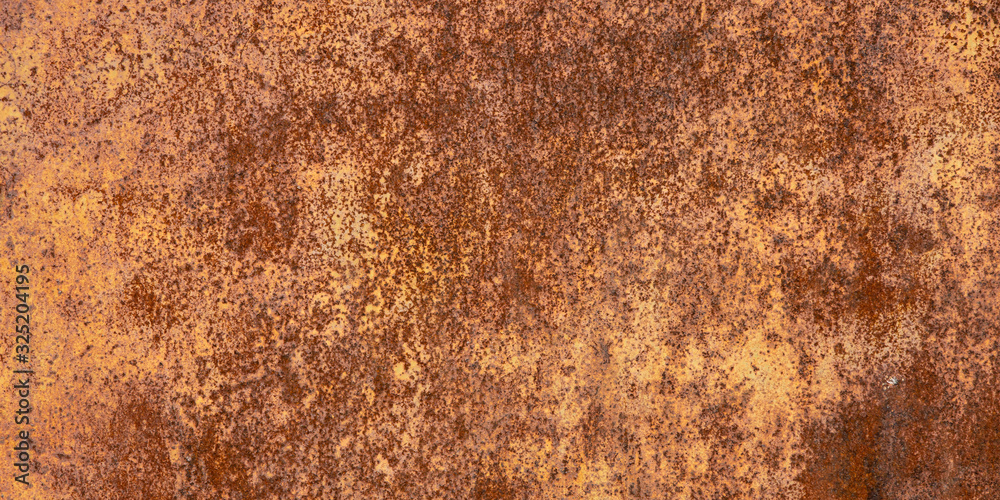 Panoramic oxidized metal surface making an abstract texture, high resolution. Grunge metal iron panel. Panoramic oxidized metal surface making an abstract texture, high resolution. Grunge metal iron panel.