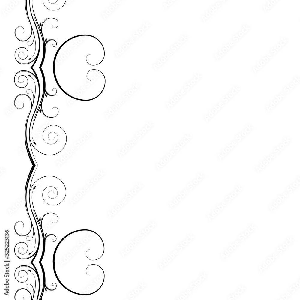 Monochrome abstract background. Black and white pattern. Seamless texture.