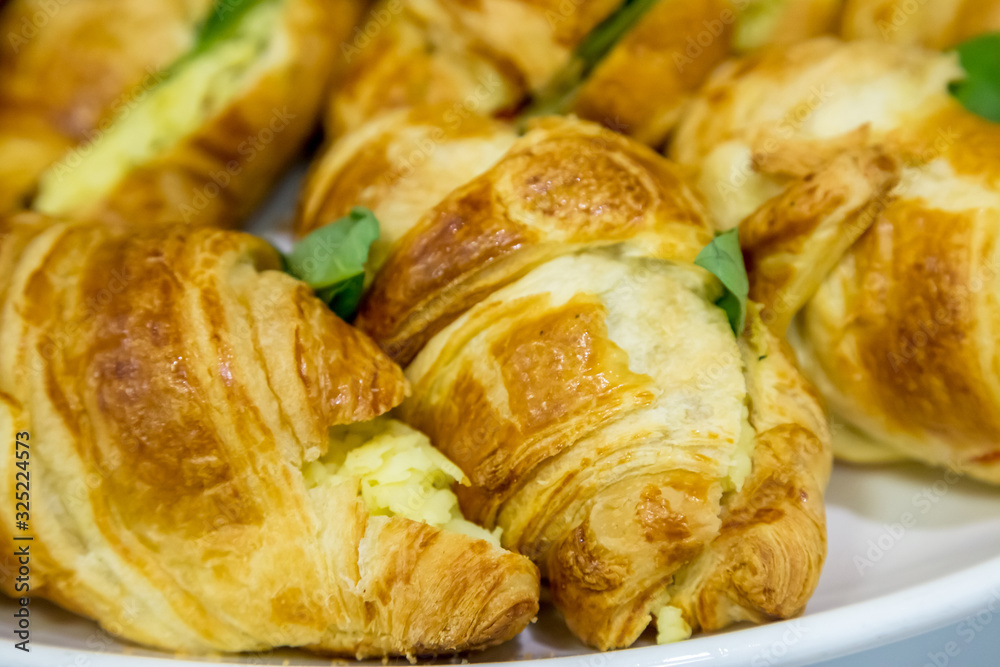 croissants with jam croissants with jam