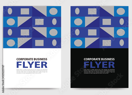 flyer, corporate business cover poster brochure in a4 size