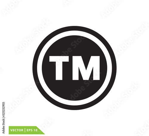 Free Download Trade mark icon vector design template - GFXLoad
