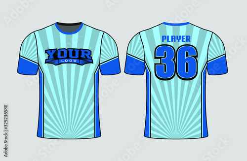 RAYS OF LIGHT BLUISH COLOR COMBINATION SIMPLE SHIRT