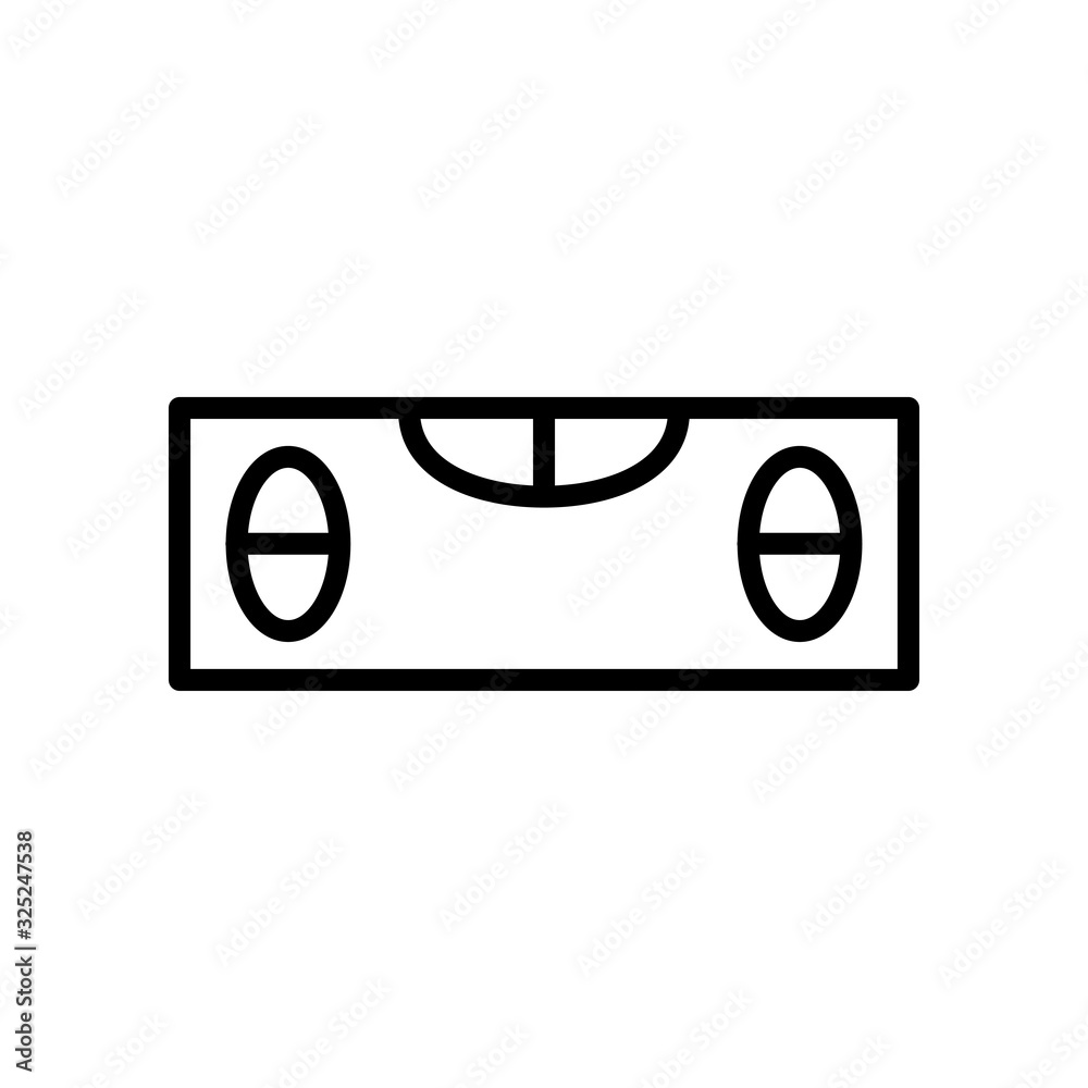 spirit level icon design, flat style icon collection spirit level icon design, flat style icon collection
