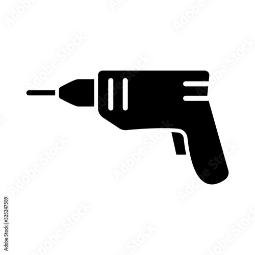 hand drill icon design, flat style icon collection