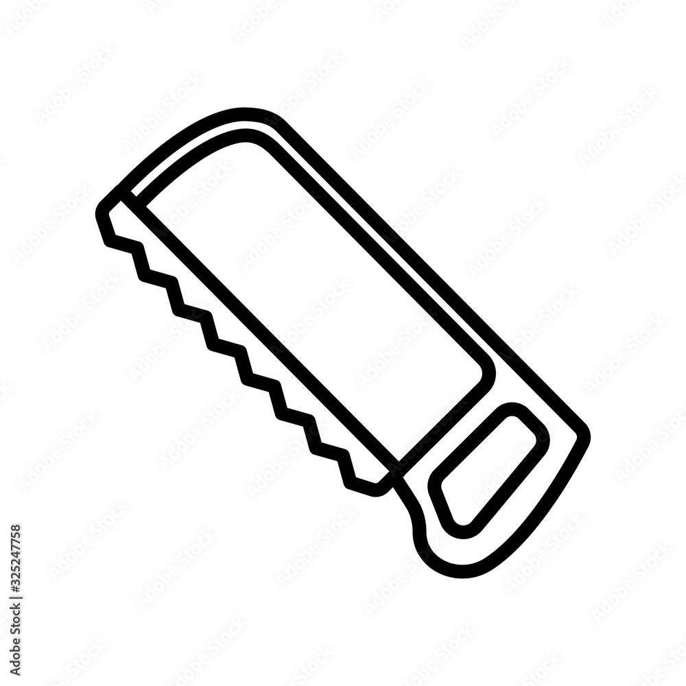 hacksaw icon design, flat style icon collection hacksaw icon design, flat style icon collection