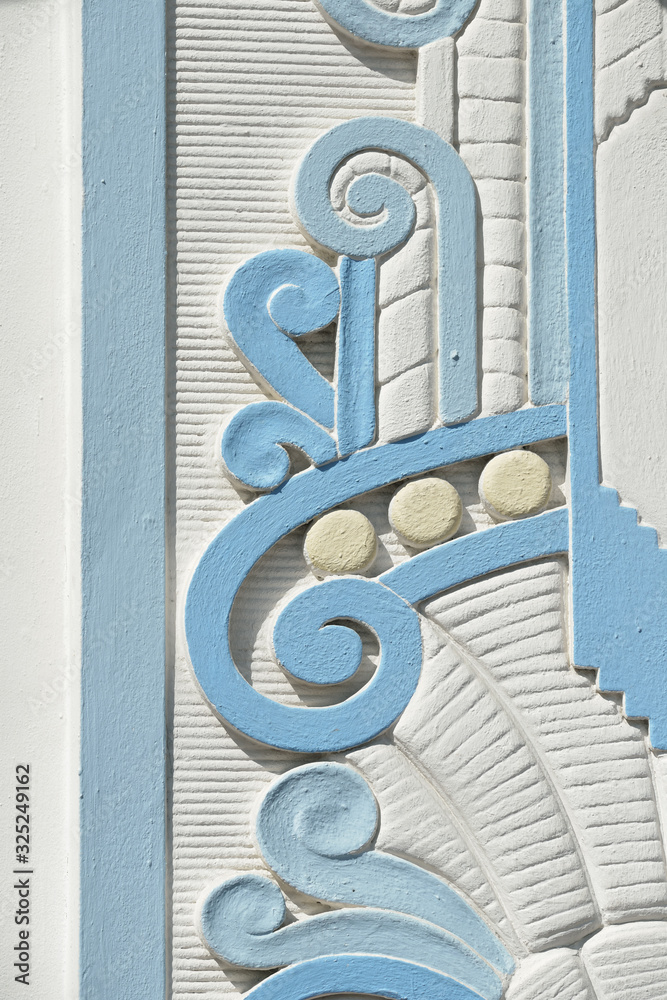 Fototapeta premium Art Deco Bas-Relief, Architectural Detail