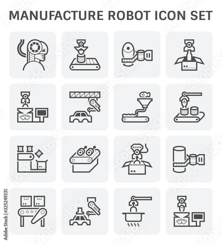 robot production icon