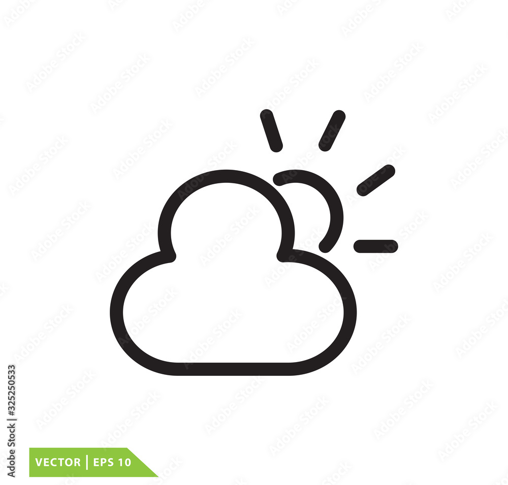 Cloud icon vector logo design template Cloud icon vector logo design template