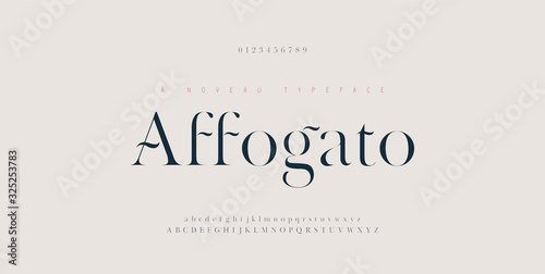 Elegant alphabet letters font and number. Classic Copper Lettering Minimal Fashion Designs. Typography fonts regular uppercase and lowercase. vector illustration