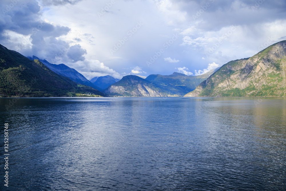 Amazing Landscapes of the nature in Geirangerfjord, Norway