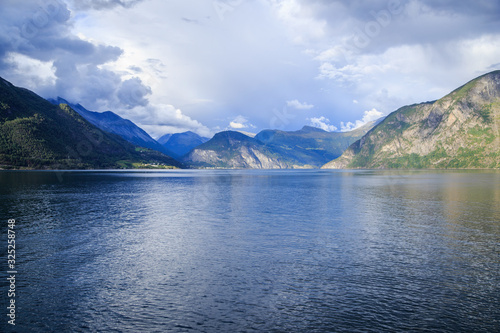 Amazing Landscapes of the nature in Geirangerfjord  Norway